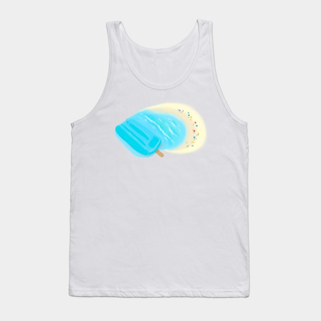 Melting Ice Pop Beach Tank Top by Marinaaa010